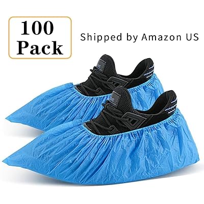 100 Pack of Disposable Waterproof Shoe and Boot Kuwait Ubuy