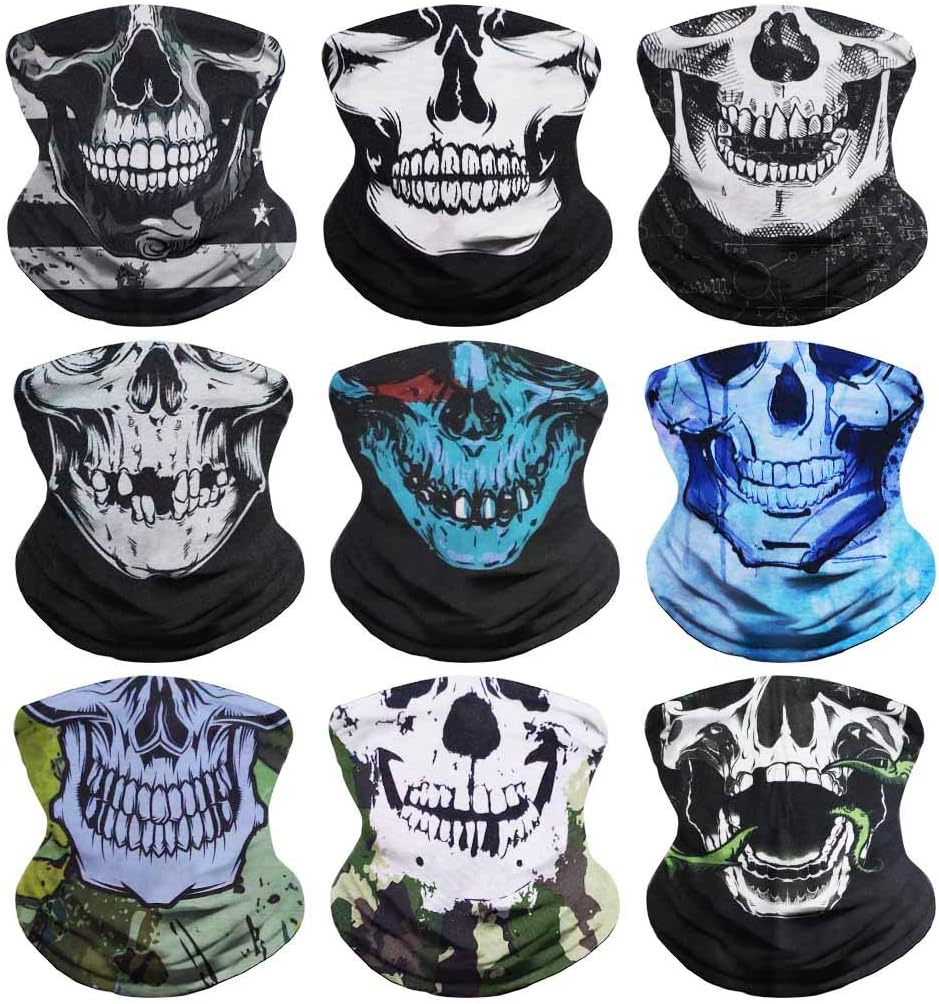 VCZUIUC Headband Face Mask Bandana Head Wrap Scarf Neck Warmer Headwear Balaclava for Sports