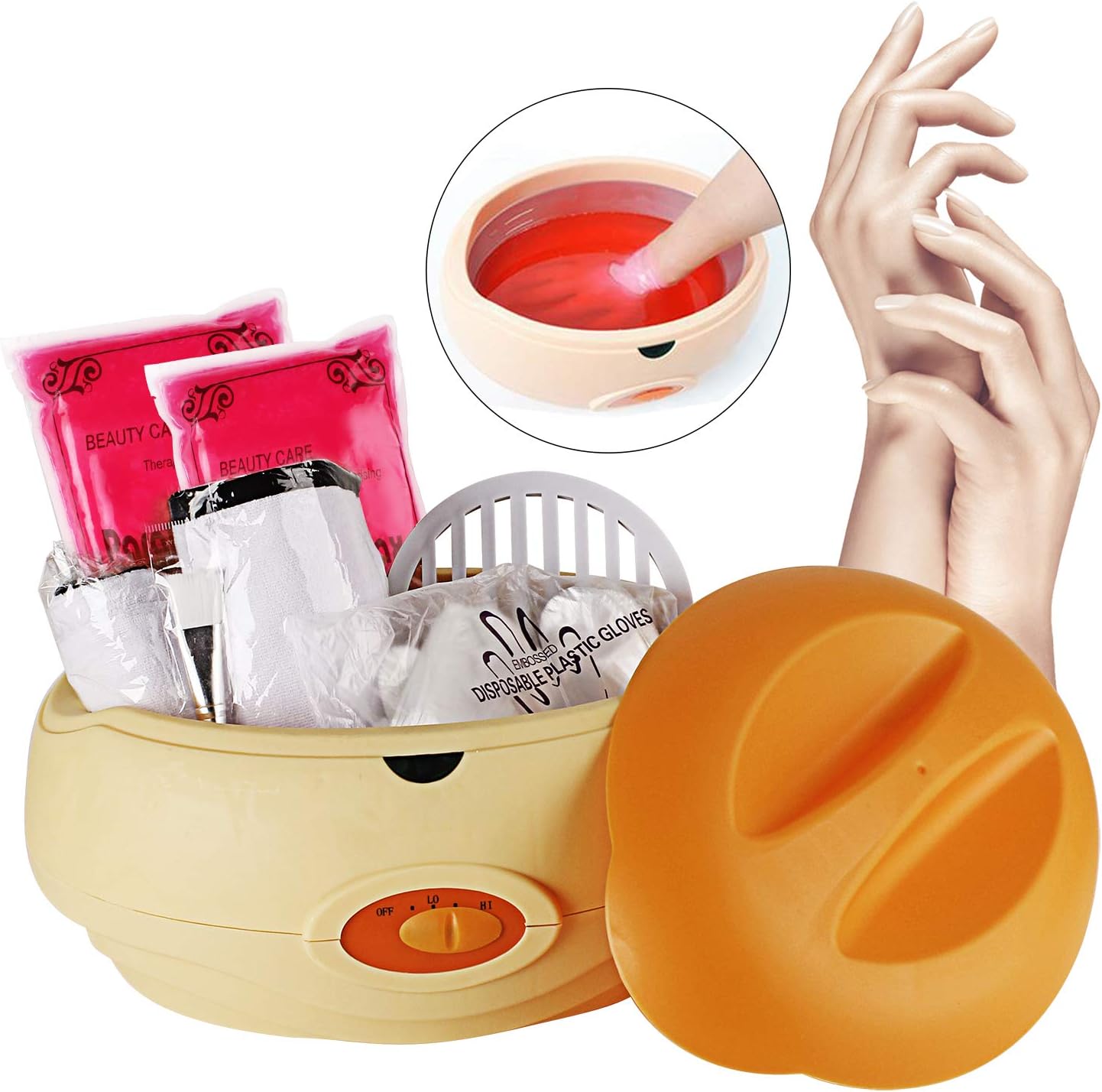 scaldacera per mani e piedi