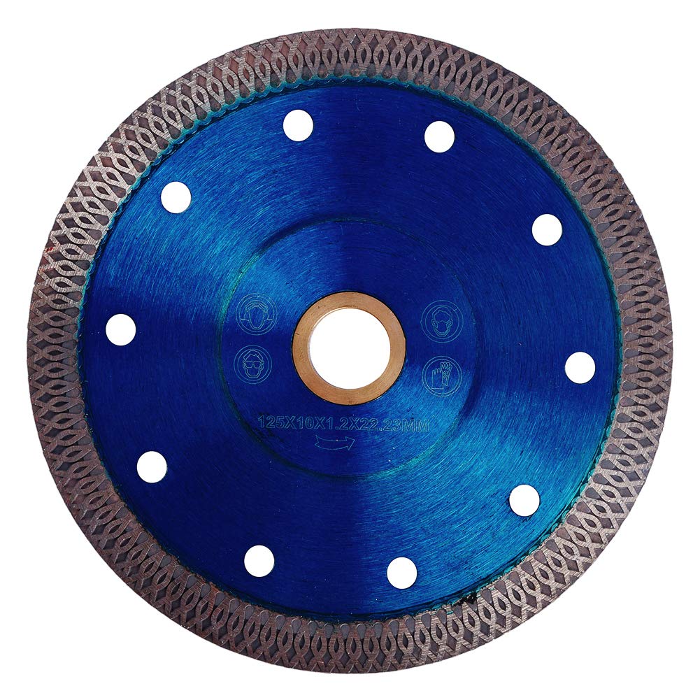 GoYonder 5 Inch Super Thin Diamond Saw Blade for Cutting Porcelain Tiles,Granite Marble Ceramics (5")