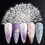 French Nail Art Sticker Decals 5D Embossed French