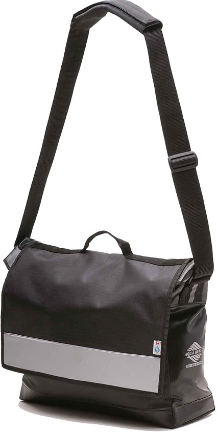 reflective messenger bag