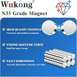 Wukong N45 Tiny Magnets 2x1mm 60 Pack Small Round Magnets for Crafts view 4