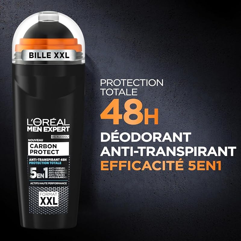 L'Oréal Paris Men Expert Carbon Protect Déodorant Bille Homme 100ml