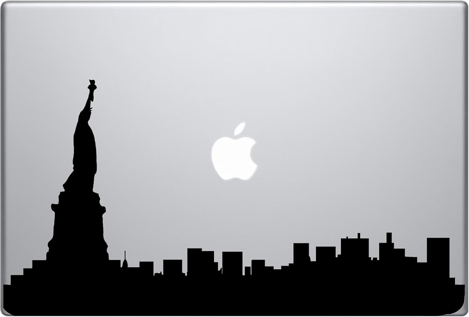 Statue of Liberty Silhouette of New York City Macbook Ipad Decal Skin Sticker Laptop