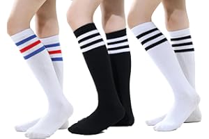 Knee High Tube Socks for Boys, Girls, Baby, Toddler & Child 3,4 Pairs