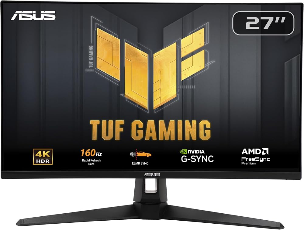 ASUS TUF Gaming VG27UQ1A 27 inch 4K 160Hz FreeSync HDR Monitor