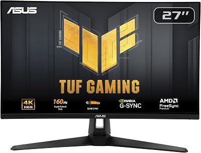 ASUS TUF Gaming VG27UQ1A 27 inch 4K 160Hz FreeSync HDR Monitor