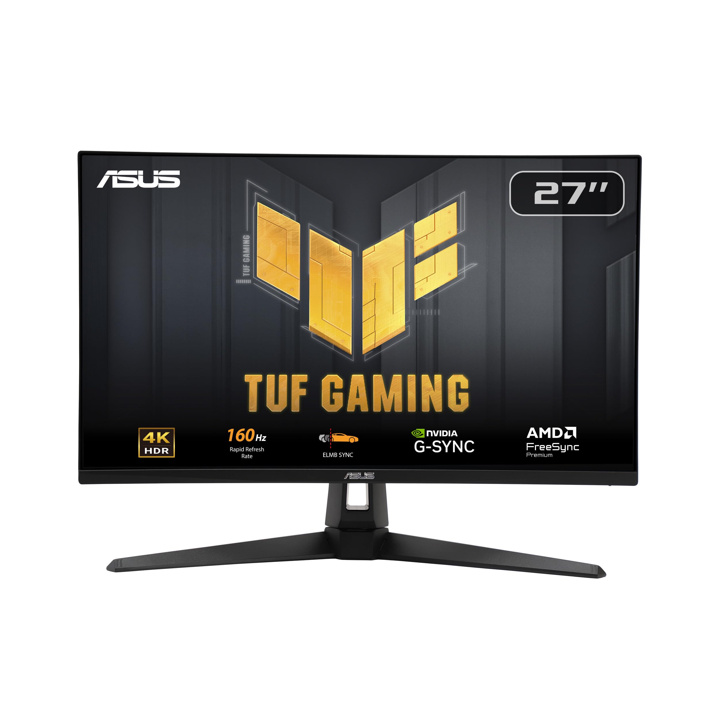 ASUS TUF Gaming VG27UQ1A 27" 4K Ultra HD Gaming Monitor with AMD FreeSync - Black