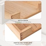KIRIGEN Wooden Letter Tray Single Tier A4 Desk Organizer Paulownia Wood view 5
