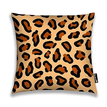Amazon Com Randell Decorative Pillow Leopard Spots Fashion