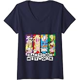 Women's Cartoon Network Character Panels V-Neck T-Shirt