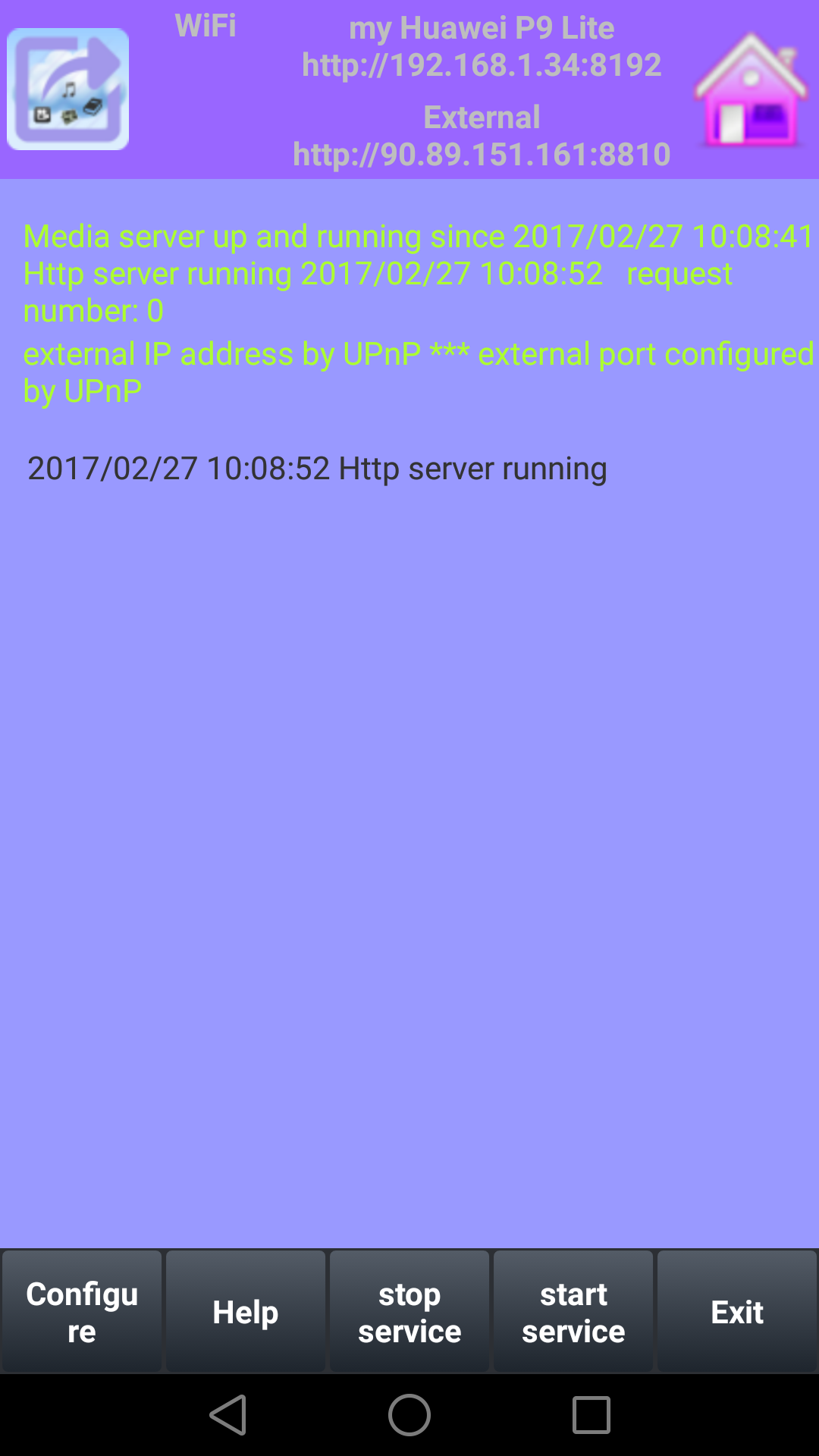 export-it, UPnP and HTTP server & client