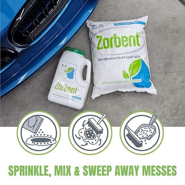 LIQUID SPILL KIT | 16X MORE ABSORBENT THAN CLAY, COMMERCIAL-GRADE VOMIT, URINE, OIL, ALL LIQUIDS SPILL POWDER, REUSABLE