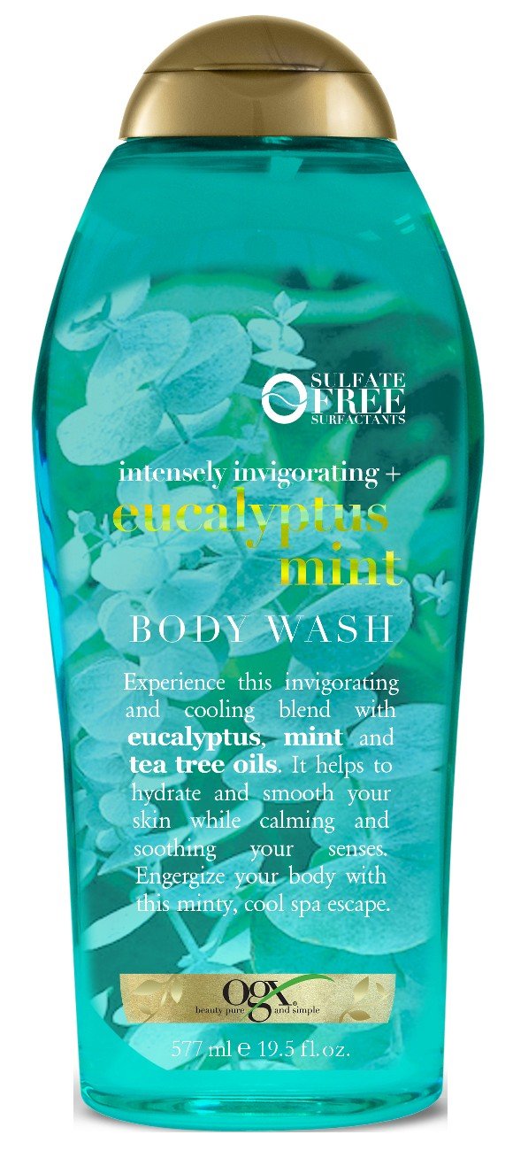 Ogx Body Wash Eucalyptus Mint 19.5 Ounce (577ml) (2 Pack) Beauty