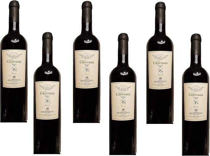 Viña Cayetana Reserva D.O.C. Rioja, Caja de 6: Amazon.es: Alimentación y bebidas