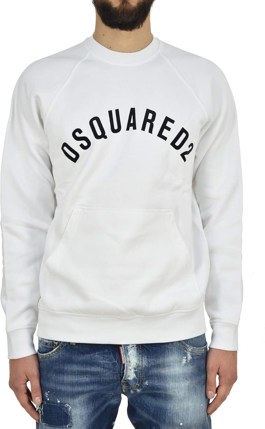 dsquared2 sweatshirt white