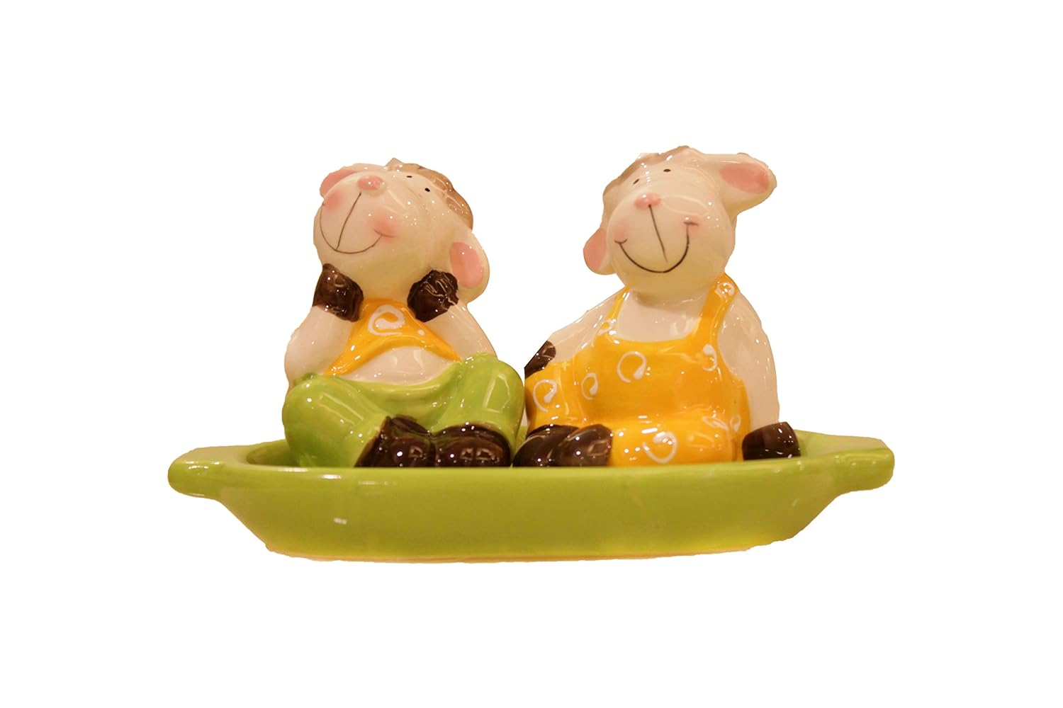 Salt Pepper Shakers Set Hug Hugging Black And White Home Etsy