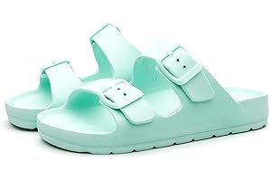 EasyStar Boys and Girls Adjustable Strap EVA Slipper Sandal