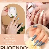 Phoenixy Gel Nail Polish Set 50x 7ml Base Top Matte Glitter Gold Gift view 7
