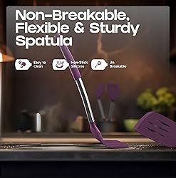 BakeRoyal Silicone Spatula Set - Turner Spatulas