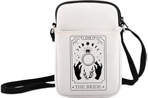 Witchy Bride Gift Tarot Card The Bride Crossbody Bag Tarot Card Lover Gifts Celestial Bachelorette Gifts Tarot Wedding Gift