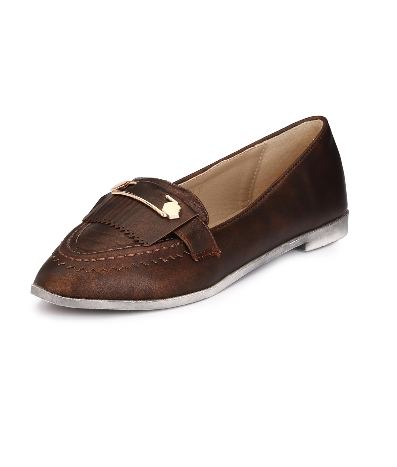 miss irri london women's camel natasha loafers and mocassins