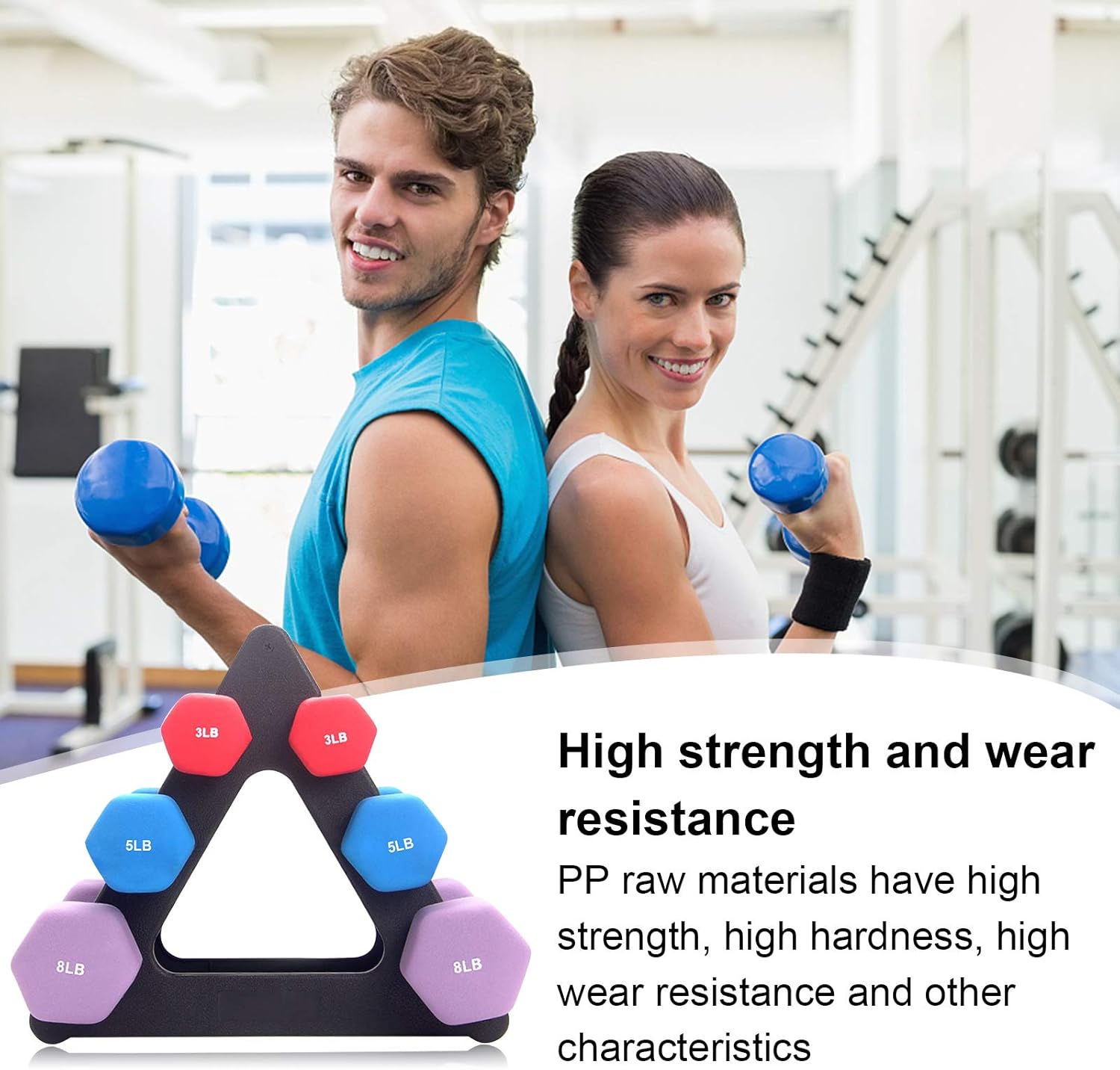 Intelligence Dumbbell Rack Stand, Weight Rack Weight Tree Rack, 3 Tiers Dumbbell Set with Rack Strength Training Weight Racks Hand Weight Rack for Home Gym Organization : Sports & Outdoors
