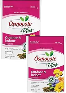 Osmocote Smart-Release Plant Food Plus Outdoor & Indoor, 2 Pack of 8 lbs (Limited Edition)