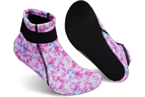 Gogokids 3mm Neoprene Wetsuit Socks for Kids, Keep Warm Toddler Water Socks, Anti-Scratch, Non-Slip, and Anti-Scald