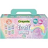 Crayola 20pk Pearl Dough 20pk x 3oz – Valentines and Easter Gifts, Party Favors, Fidget Toys, Sparkling Colors for Creative Play, Safe Non-Toxic Crafting, Great Classroom Fun or Non-Candy Alternative