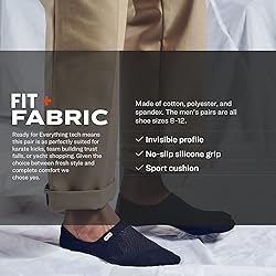 Pair of Thieves Men's 4 Pack Invisible No Show