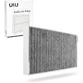 UIU Cabin Air Filter with Activated Carbon Compatible with Saturn Vue 2.2L L4 2006-2007/3.0L V6 2002-2003, Pontiac Torrent 3.4L V6 2006-2009 Replace CF10141