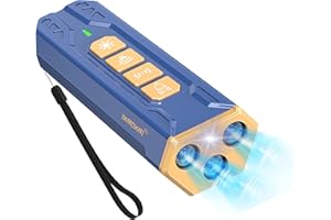 DOMIDONI 2025 Upgraded Dog Bark Deterrent Device - Anti-Bark Devices for Dogs, No More Barks Dog Training Tool (Blue)