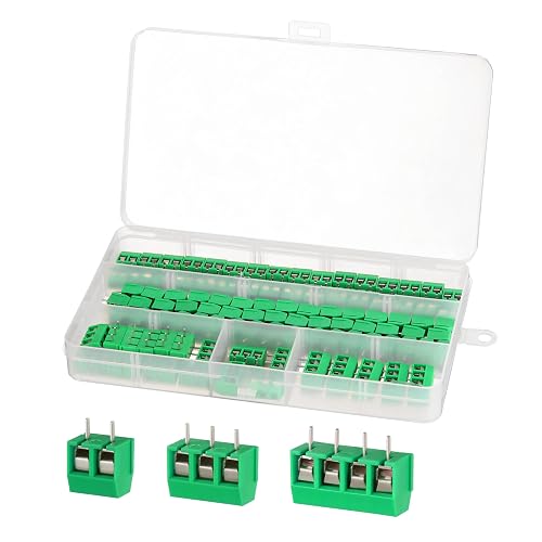 Arduino 2pin Terminal KWOKWEI 100PCS 2 Pin 3 Pin 4 Pin PCB Mount Screw Terminal Block ...