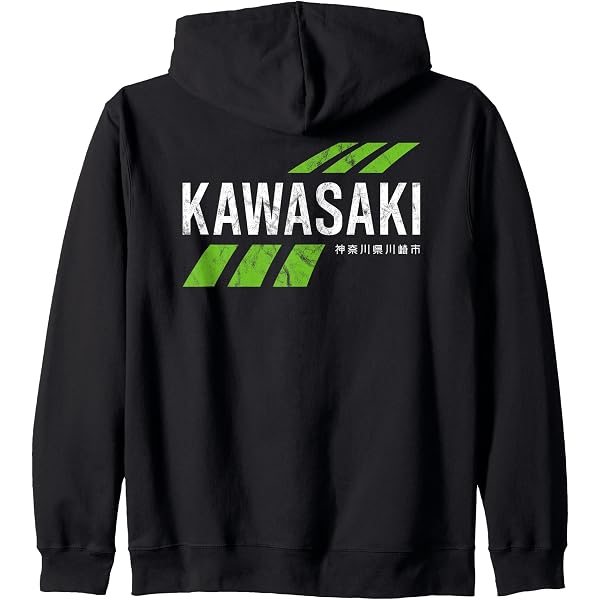 Amazon.com: Vintage Kawasaki Japan design Zip Hoodie : Clothing