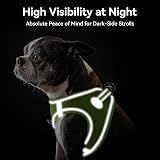 Joytale Step in Dog Harness Soft Mesh Reflective Easy Walk M Green view 5
