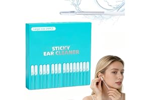 Sticky Ear Cleaning Stick, Gentle Ear Cleaning Sticky Stick 24 per Pack, Earwax Removal Adhesive Tools with Sticky Resin Head