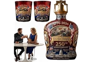 U.S. 250th Anniversary Commemorative Whiskey Bottle, 250 Anniversary Whiskey Bottle, 250th Anniversarys Personal Reserve Deca