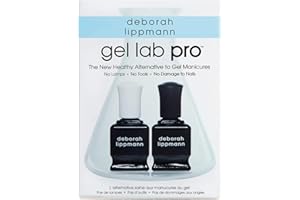 Deborah Lippmann Gel Lab Pro | Gel Like Base and Top Coat Set | Delivers High Shine and Extended Manicure Wear | No Lamps, No Tools, No Damage to Nails