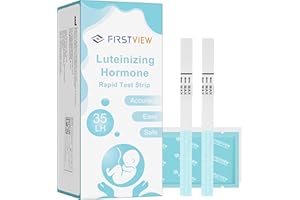 FIRSTVIEW Ovulation Test Strips - 35 Strips, Results Within 5 Minutes, Clear Display, Easy to use.
