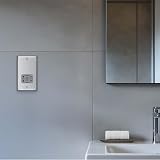 BG Electrical Dual Voltage Shaver Socket 115/240V Nexus Metal Brushed Steel view 8