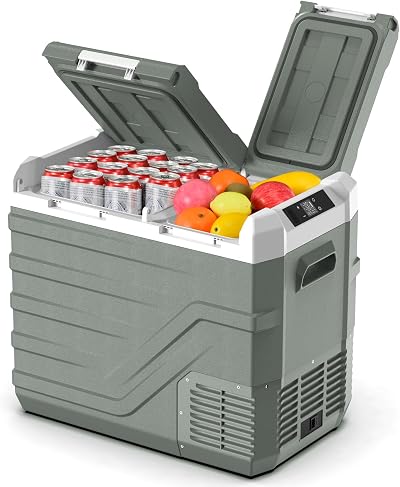 Alpicool 39L Portable Car Refrigerator Dual Zone 12V/24V 100-240V