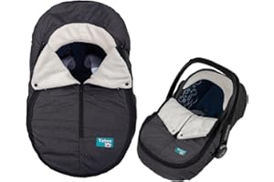 Yobee Baby Car Seat Canopy/Blanket- Warm Carseat Cover for Infant- Universal Baby Carrier Cover- Newborn Carseat Bunting Bag-