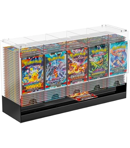 Amazon.com: The Hobby Lair 3 Slot Booster Pack Dispenser Compatible With  Pokemon And Other Trading Cards | Easily Fit Entire Booster Box | Level Up  Your Magic Draft Night : Toys & Games
