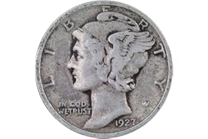PROFILE COINS & COLLECTIBLES 1927 Mercury Dime 90% Silver 10c US Coin Collectible