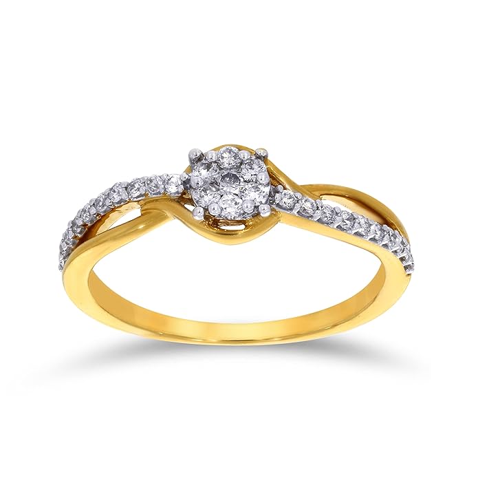 Buy Senco Gold & Diamonds The Flexible Glamour Diamond Ring at Amazon.in