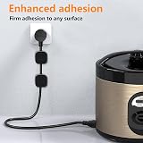 QiXinGYL 12 Pcs Magnetic Cable Clips Desk Wire Cord Management Organizer Holder view 7