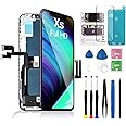 FOOBONG for iPhone Xs Screen Replacement LCD FHD Display 3D Touch Digitizer Frame 5.8 inch Full Assembly with Repair Tool Kit Waterproof Adhesive for Model A1920, A2097, A2098, A2099, A2100