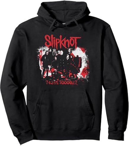 Amazon.com: Official Slipknot Self Titled Pullover Hoodie